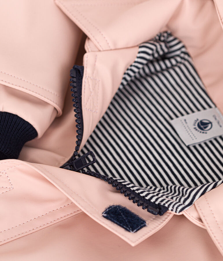 Klassische Baby-Regenjacke rosa