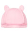 Baby-mütze für neugeborene unisex aus samt rosa VIENNE