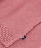 Kinder-Cardigan aus Woll- und Baumwoll-Jacquard für Mädchen rosa ROSEWOOD/ AVALANCHE