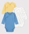 3er-Set Baby-Bodys aus Bio-Baumwolle variante 1