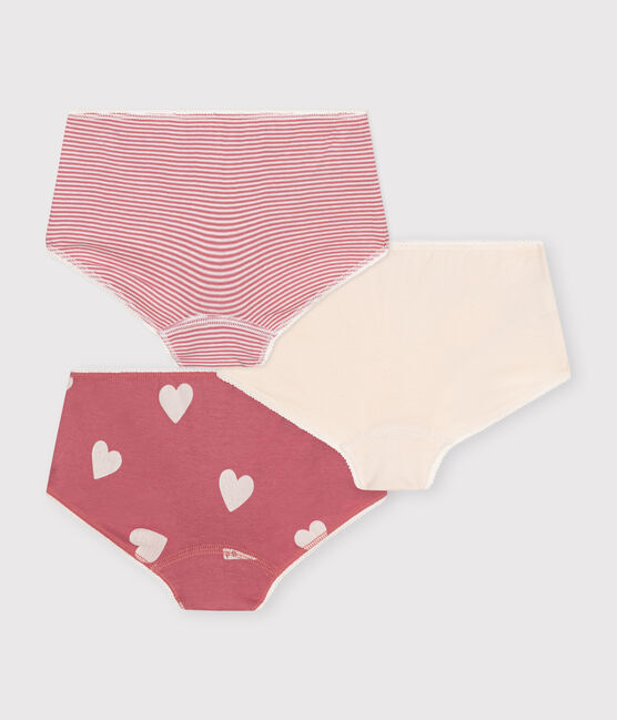3er-Set Kinder-Shortys aus Baumwolle mit Herzmotiv variante 1