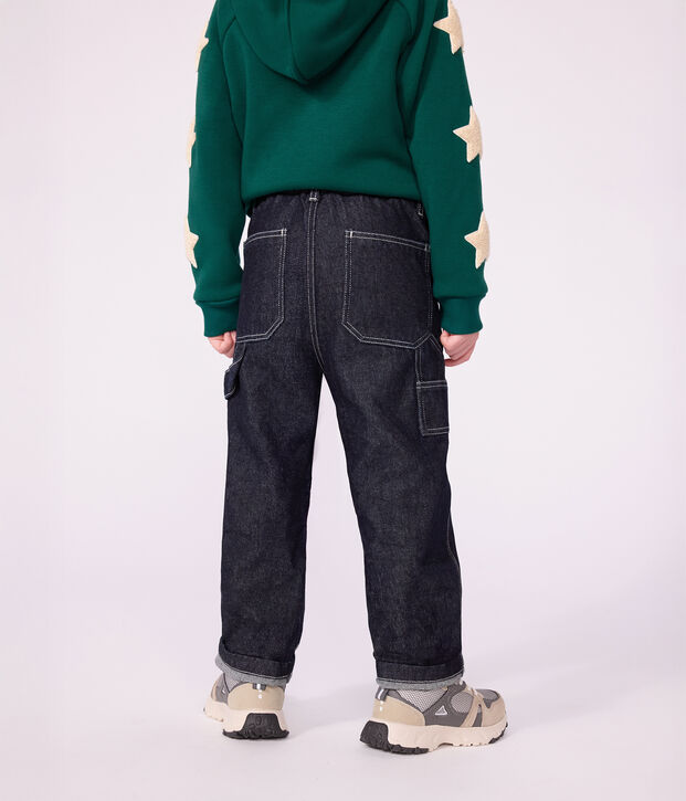 Kinder Carpenter-Hose aus Denim DENIM BRUT FONCE