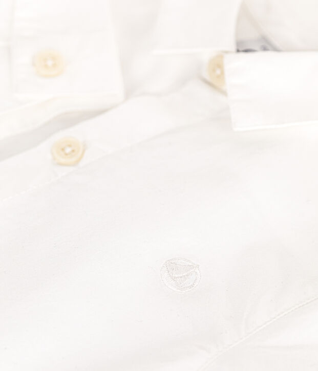 Baby-Hemd aus Popeline weiss