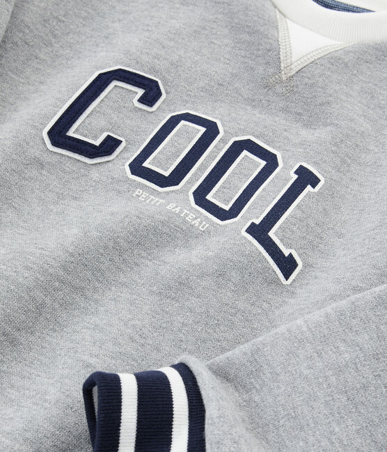Sweatshirt für Jungen grau SUBWAY CHINE