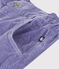 Kinder-Hose aus Feincord violett