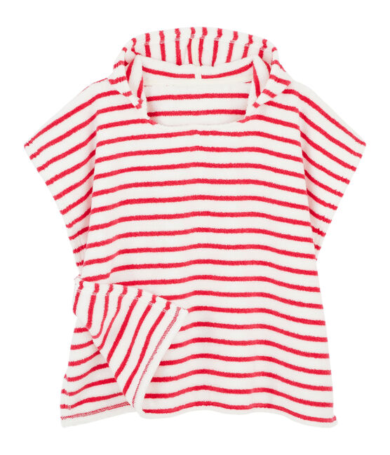 Strandponcho mit Kapuze für Babys Unisex rosa GEISHA