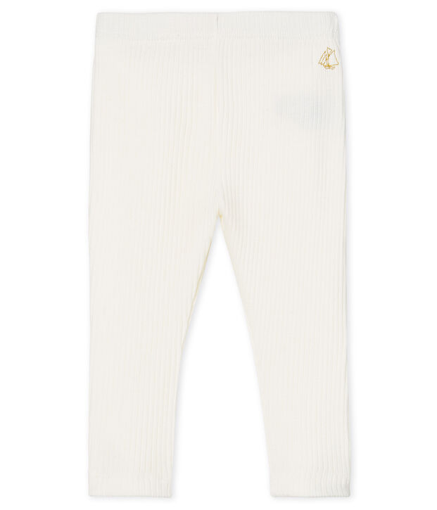 Baby-Legging mit Volants M&auml;dchen weiss