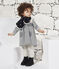 Baby-Schal, unisex mit Fleecefutter blau SMOKING/weiss MARSHMALLOW