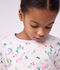 Kinder-Pyjama aus Molton mit Drachenmotiv weiss/vielfarbig