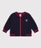 Baby-Teddy aus dichtem Jersey blau SMOKING
