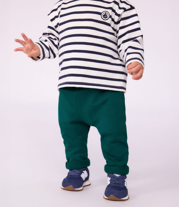 Baby-Jogginghose aus einfarbiger Baumwolle TREE