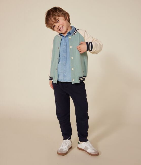 Kinder College-Jacke aus Molton für Jungen PAUL/ AVALANCHE