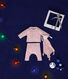 Baby-Set Cardigan, Hose und Kuscheltier aus Baumwolle