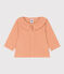 Langärmelige Babybluse aus Musselin-Stoff rosa SIENNA