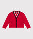 Cardigan aus Molton für Kinder/Jungen