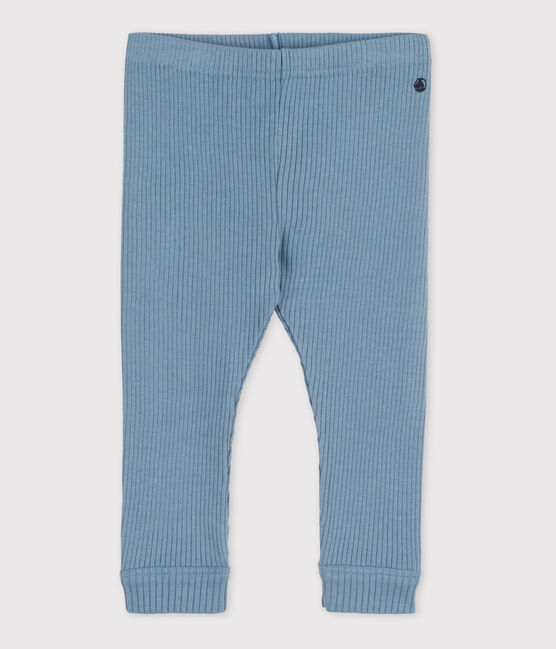 Baby-Leggings aus Rippstrick blau ROVER
