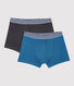 2er-Set Boxershorts aus Bio-Baumwolle und Elastan für Jungen