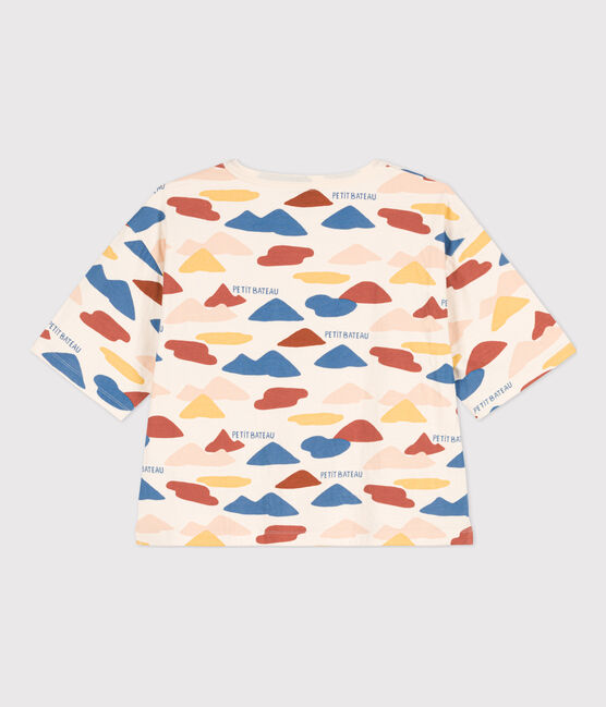 Bedrucktes Damen-T-Shirt BOXY weiss AVALANCHE/ MULTICO