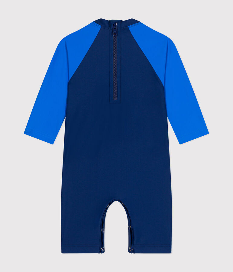 Bade-Overall mit UV-Schutz, Baby blau/blau