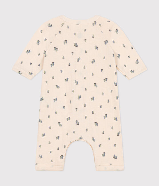 Langer Baby-Overall aus Doppeljersey weiss AVALANCHE/ MULTICO