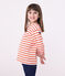 Langärmeliges Kinder-Unisex Streifenshirt aus Baumwolle rosa FLEUR/ SPICY