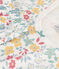 Kurzärmeliger Kinderpyjama aus Baumwolle mit Blumenmotiv für Mädchen weiss MARSHMALLOW/weiss MULTICO