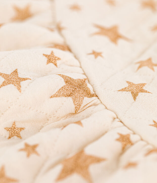 Kinderrock aus Doppeljersey mit Printmotiv f&uuml;r M&auml;dchen naturfarben