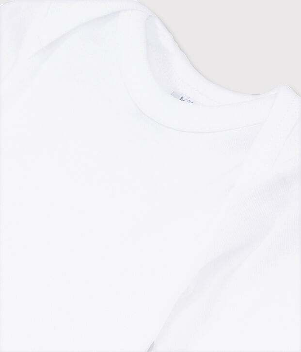 Lang&auml;rmliger Baby-Body in Wei&szlig; weiss