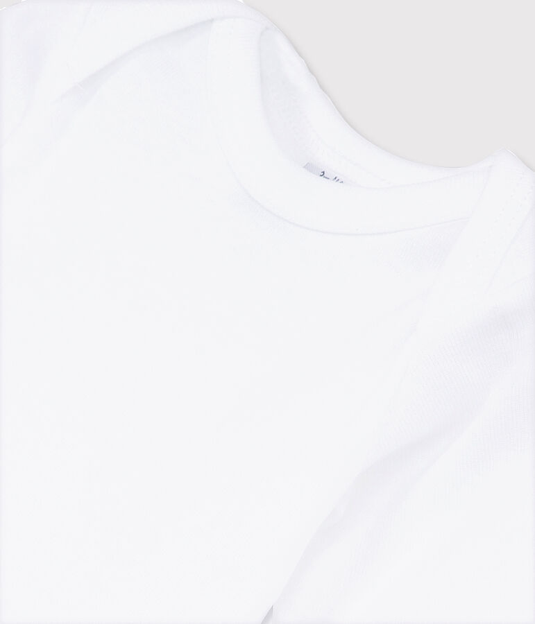 Lang&auml;rmliger Baby-Body in Wei&szlig; weiss