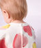 Baby-Sweatshirt aus Baumwolle mit Hertmotiv weiss/vielfarbig