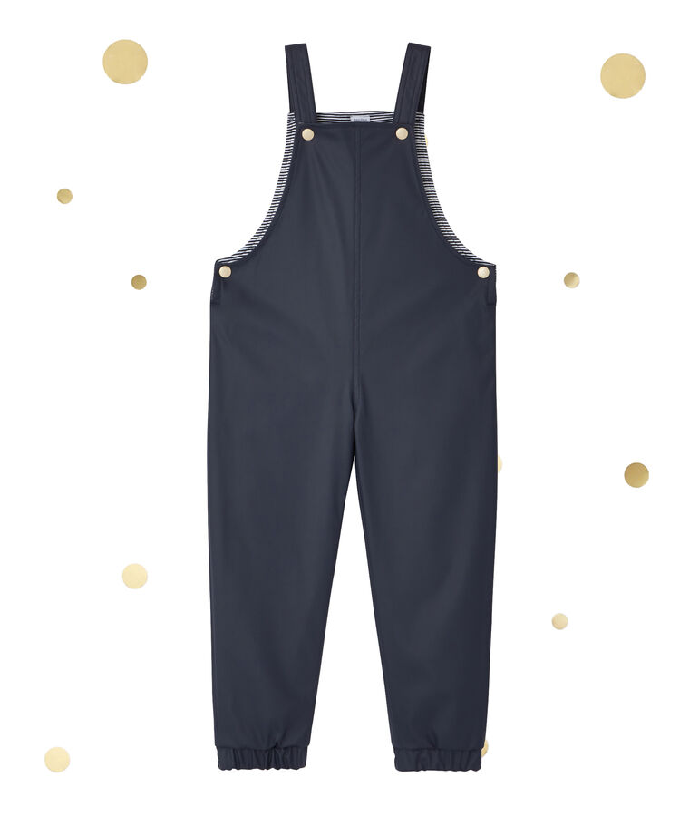 Wasserabweisender Baby-Overall Petit bateau x Marie-Agn&egrave;s Gillot blau