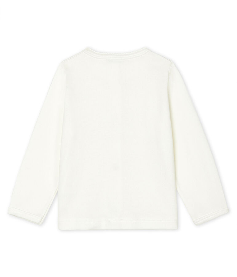 Leichter Baby-M&auml;dchen-Cardigan weiss