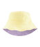 Wendbarer Hut f&uuml;r Damen weiss/violett/gelb