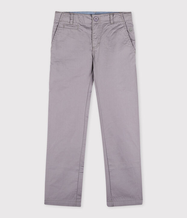 Kinderhose aus Sergestoff f&uuml;r Jungen grau