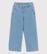 Schlaghose aus hellem Denim für Mädchen