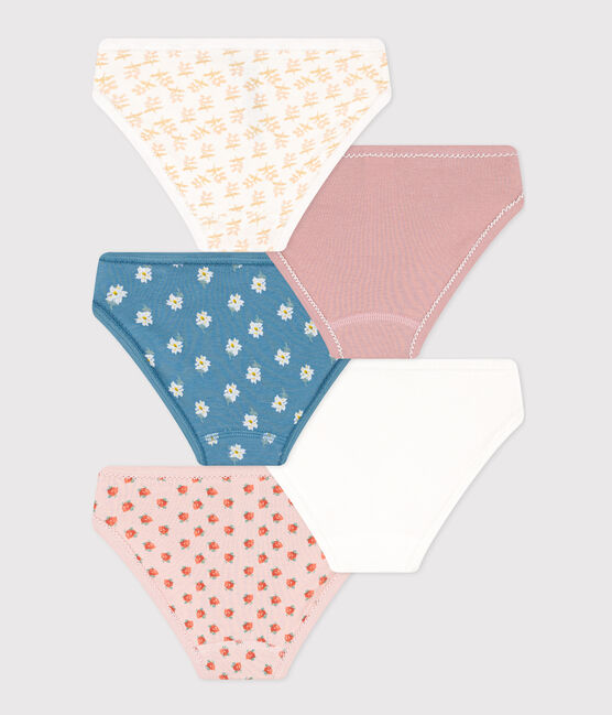 5er-Set Slips aus Baumwolle Petit Bateau X Snoopy für Mädchen variante 1