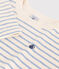 Langärmeliges Kinder-T-Shirt aus Doppeljersey für Jungen weiss AVALANCHE/ SKY CHINE