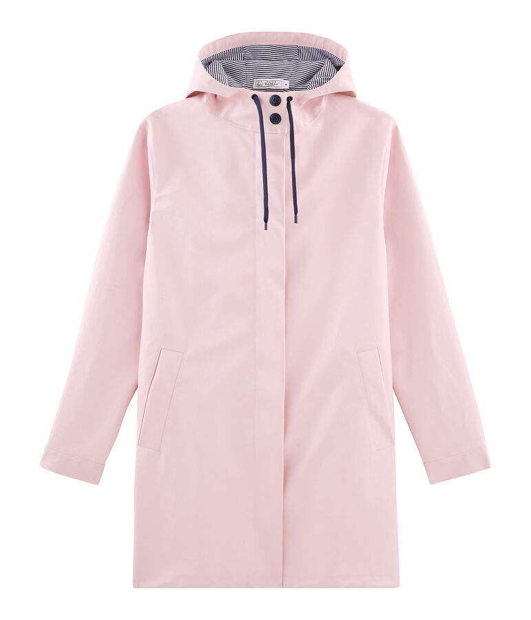 Langer parka damen rosa
