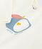 Baby-Sweatshirt aus Baumwolle, warm und weich mit Apfelmotiv naturfarben MILK