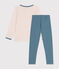 Langärmeliger Pyjama für Mädchen aus Baumwolle PANACOTTA/ ROVER