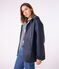 Damen-Regenjacke mit Kapuze blau SMOKING