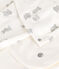 3-teiliges Baby-Set aus Baumwolle weiss MARSHMALLOW/grau GRIS