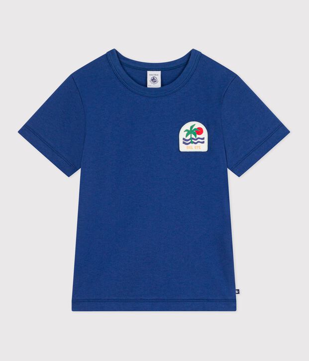 Kurzarm-T-Shirt aus Baumwolle f&uuml;r Kinder CREPUSCULE