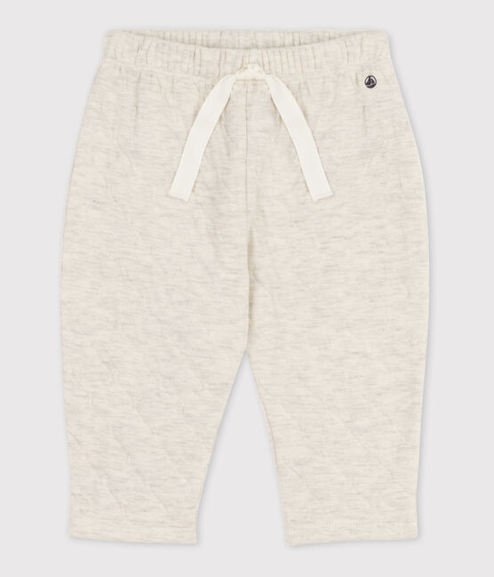 Baby-Hose aus gestepptem Doppeljersey beige MONTELIMAR CHINE