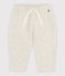 Baby-Hose aus gestepptem Doppeljersey beige MONTELIMAR CHINE