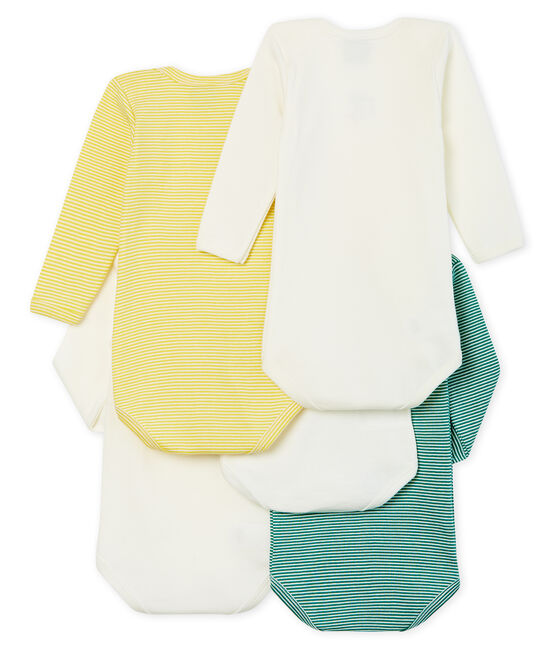 Set mit 5 langärmligen Baby-Bodys für Jungen variante 1