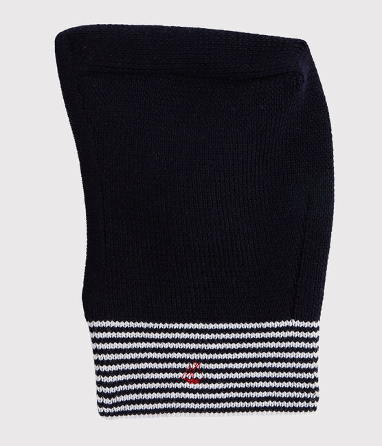 Tricot bivakmuts jongen - meisje blau SMOKING