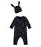 Baby Jungen Overall und Mütze im Set blau SMOKING/gelb DORE