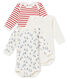 Baby Jungen Langarmbodys im 3er-Set