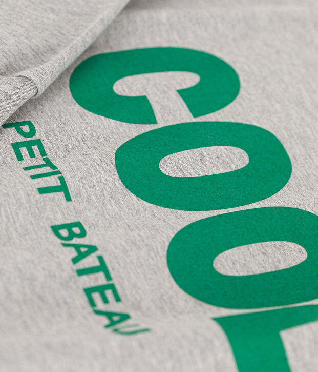 Lang&auml;rmeliges Kinder-T-Shirt aus feinem Jersey f&uuml;r Jungen grau